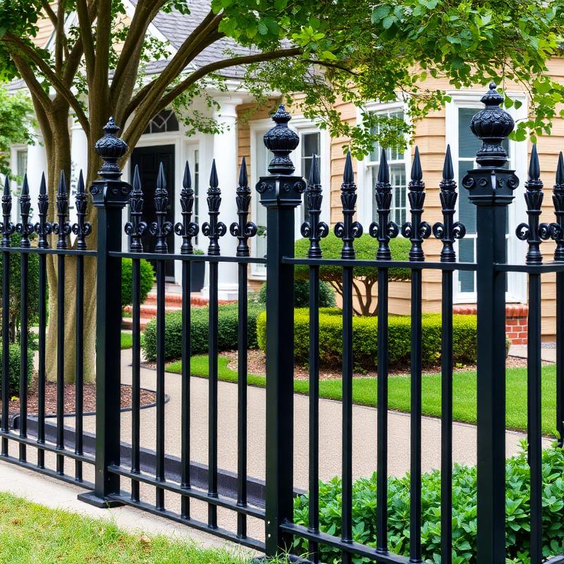 Wrought Iron Fences installation by Grand Junction fence company