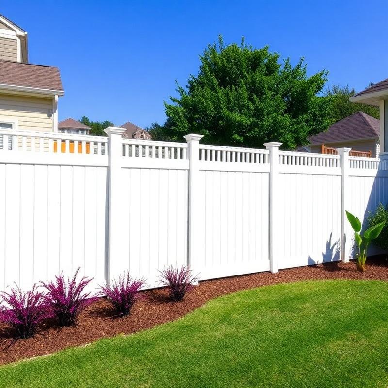 Vinyl Fences installation by Grand Junction fence company